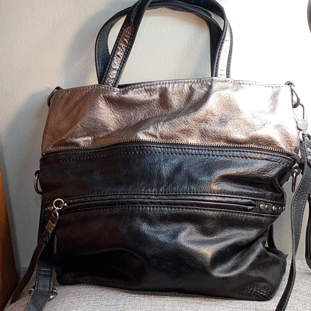 The Sak leather tote crossbody